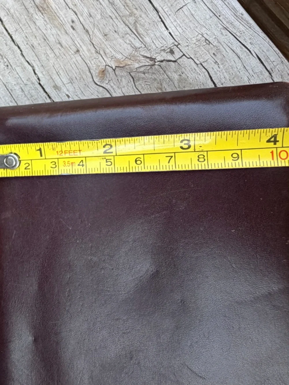 Vintage Abas‎ Brown Lamb Leather Wallet with Subtle Logo
